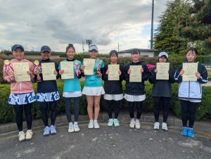 第４２回福島県春季Ｊｒテニス選手権大会Ｕ１４女子ダブルス入賞者