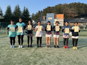 第４２回福島県春季Ｊｒダブルステニス選手権大会Ｕ１８の部女子入賞者