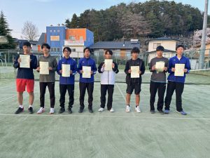 第４２回福島県春季Ｊｒダブルステニス選手権大会Ｕ１８の部男子入賞者