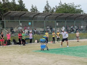 福島県ジュニア強化選手テニス練習会風景０２