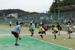 福島県ジュニア強化選手テニス練習会風景０４