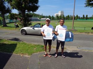 第７８回福島県総合スポーツ大会テニス競技一般の部７０歳男子シングルス入賞者