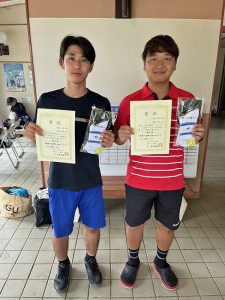 第４３回秋田杯テニスの日記念ダブルステニス選手権大会男子Ａ級３位