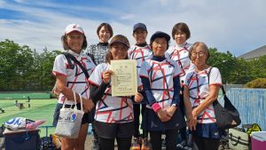 第６７回福島県クラブ対抗テニス大会女子優勝