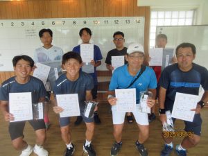 第４８回福島県秋季ダブルステニス選手権大会結果一般男子ダブルス入賞者