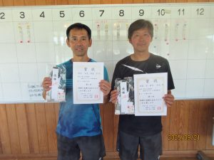 第４８回福島県秋季ダブルステニス選手権大会結果４５歳男子ダブルス入賞者