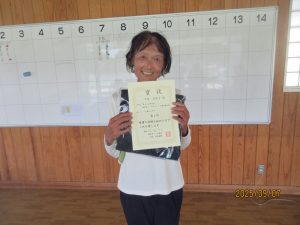 第４６回中尾杯福島県シングルステニス選手権大会５０歳女子入賞者