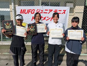 ＭＵＦＧジュニアテニストーナメント２０２６福島県大会女子シングルス入賞者