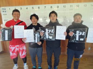 第５２回福島県ダブルステニス選手権大会一般の部３５歳男子入賞者