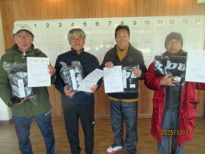 第５２回福島県ダブルステニス選手権大会一般の部５５歳男子入賞者